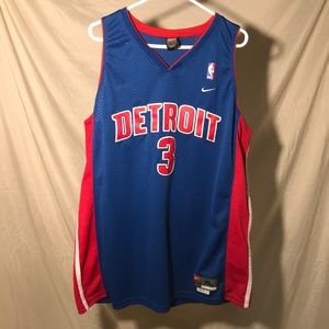 Nike Ben Wallace Pistons Basketball Jersey